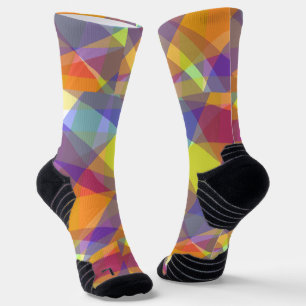 Chaussette Chaussettes de sport - Géométrique clair