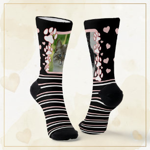 Chaussette Chaussettes de sport personnalisées avec photo de 