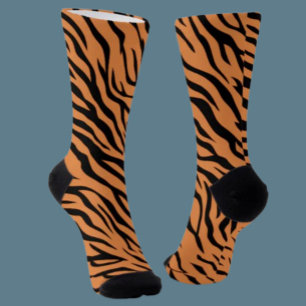Chaussette Chaussettes de sport rayées orange et noir – Audac