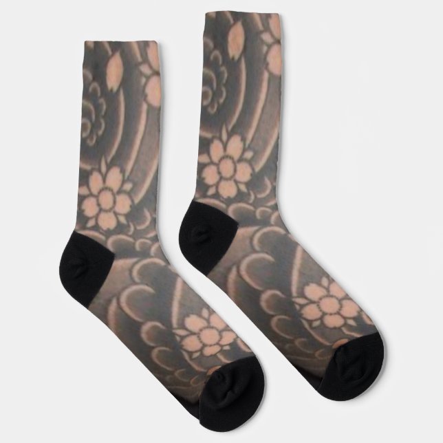 Chaussette Chaussettes de tatouage japonaises traditionnelles (Droite)