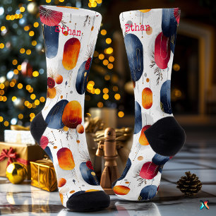 Chaussette Chaussettes de vacances Golden Glow avec Forme de
