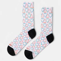 Chaussette Chaussettes d'équipage à motifs "Fall in Love with
