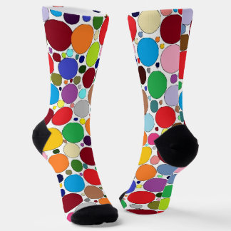 Chaussette Chaussettes d'équipage amusantes, colorées et tend