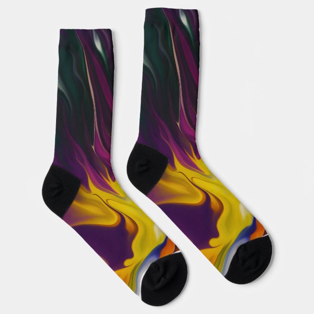 Chaussette Chaussettes d'équipage Artsy (Droite)