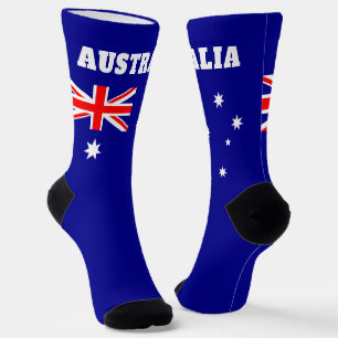 Chaussette chaussettes d'équipage avec drapeau australien