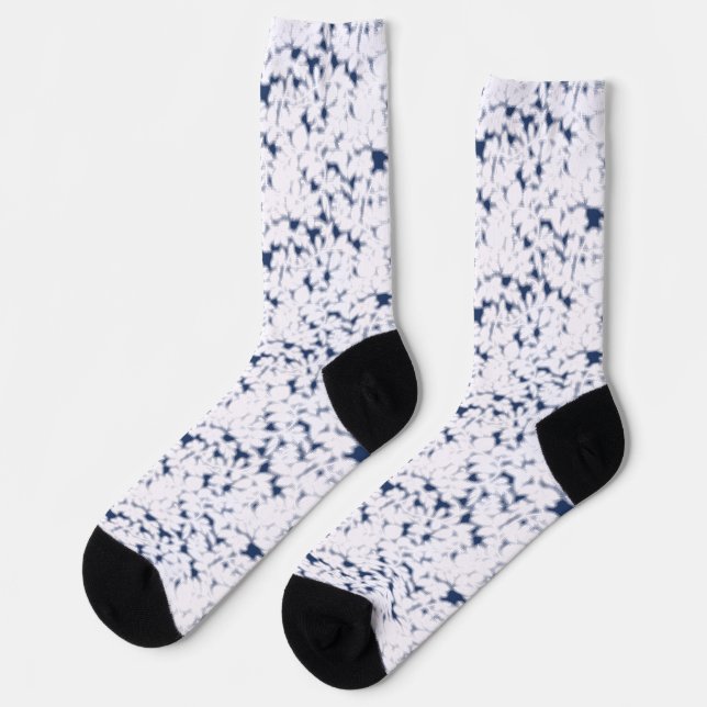 Chaussette Chaussettes d'équipage blanc | Confort personnalis (Gauche)