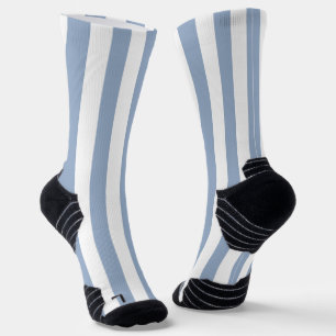 Chaussette Chaussettes d'équipage Bleu et Blancs