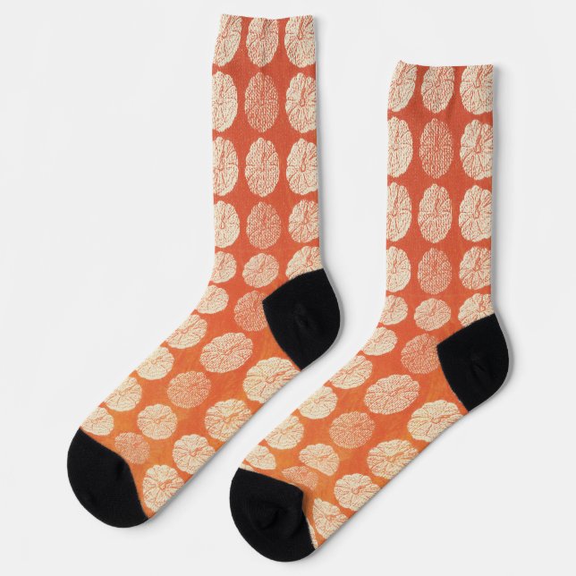 Chaussette Chaussettes d'équipage citrouilles (Gauche)