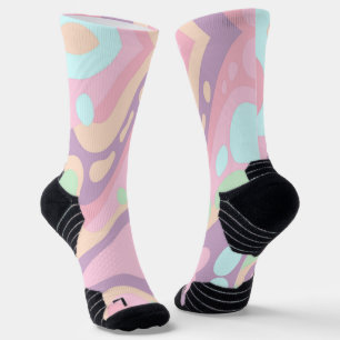 Chaussette Chaussettes d'équipage coloré heureux