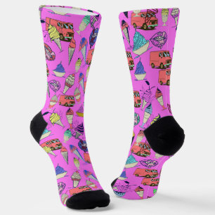 Chaussette Chaussettes d'équipage couleur vibrantes