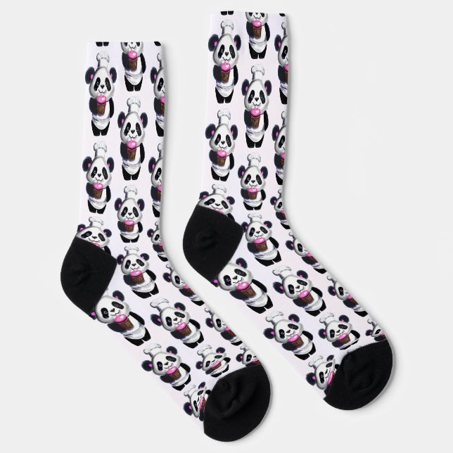Chaussette Chaussettes d'équipage Cute Panda (Droite)