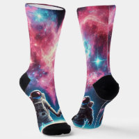 Chaussettes d'équipage d'astronautes de Galaxie