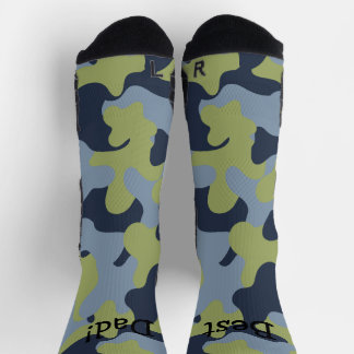 Chaussette Chaussettes d'équipage de camouflage personnalisée