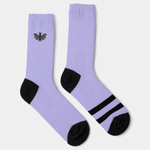Chaussette Chaussettes d'équipage de chauve-souris noir et la