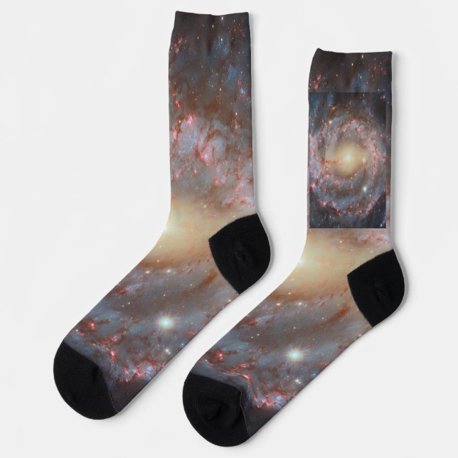 Chaussette Chaussettes d'équipage de galaxie spirale  (Gauche)