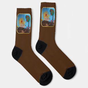 Chaussette Chaussettes d'équipage de hérisson