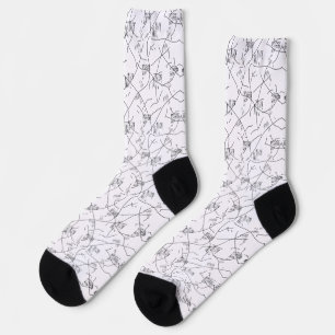 Chaussette Chaussettes d'équipage de levage pour hommes   Cou