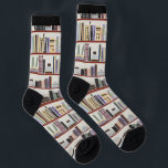 Chaussette Chaussettes d'équipage de livres<br><div class="desc">Livres! Livres! Et plus de livres ! Pour les amateurs de livres. Grand cadeau pour les vers de livres!</div>