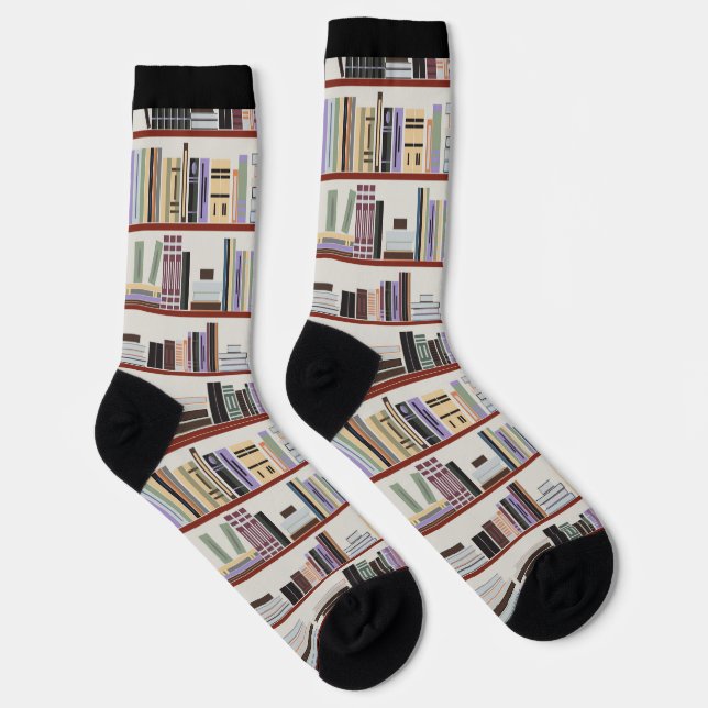 Chaussette Chaussettes d'équipage de livres (Droite)