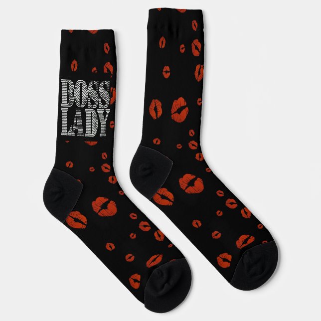 Chaussette Chaussettes d'équipage de patronne (Droite)