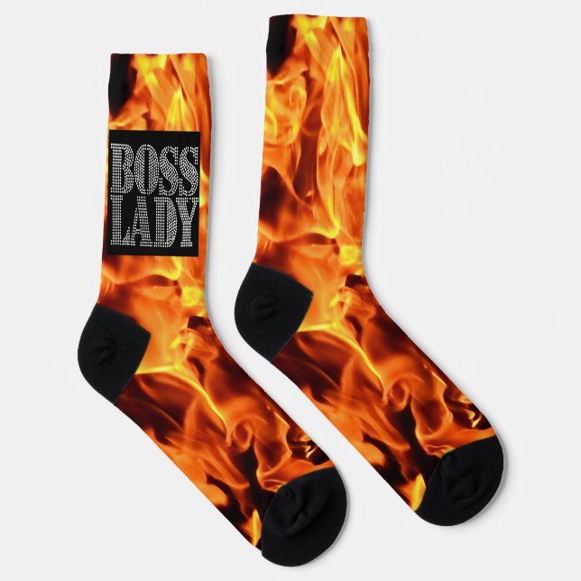 Chaussette Chaussettes d'équipage de patronne (Droite)