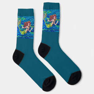 Chaussette Chaussettes d'équipage de sirène