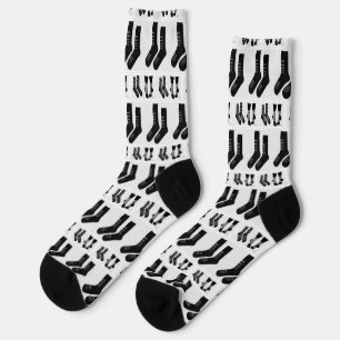 Chaussette Chaussettes d'équipage du logo Socks