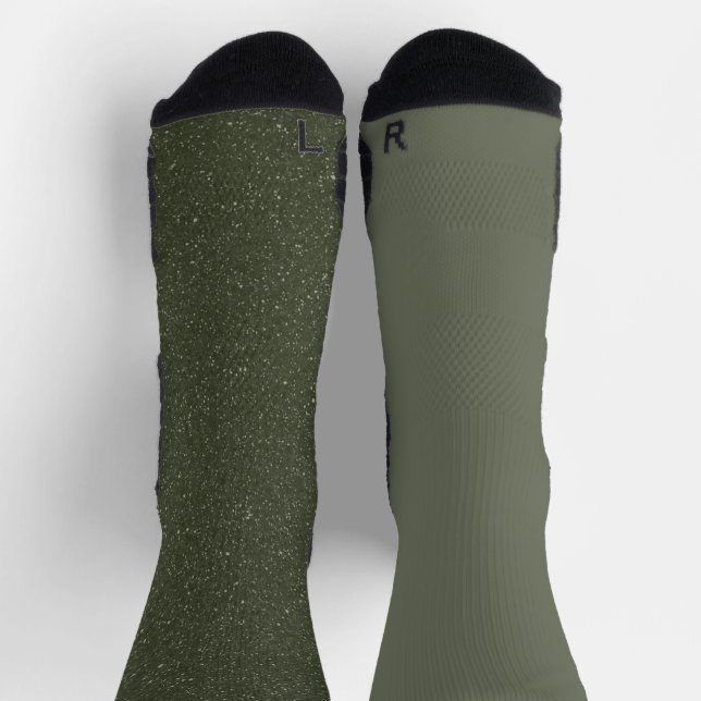 Chaussette Chaussettes d'équipage Moss Green Duo - Hommes sur (Haut)