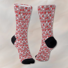Chaussette Chaussettes d'équipage Motif Cute Cherry