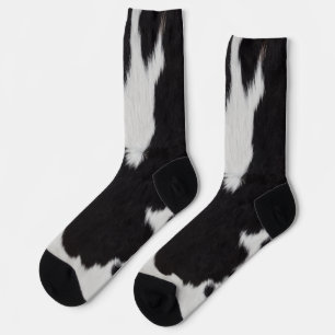 Chaussette Chaussettes d'équipage noir et blanc