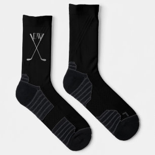 Chaussette Chaussettes d'équipage personnalisées Monogramme N