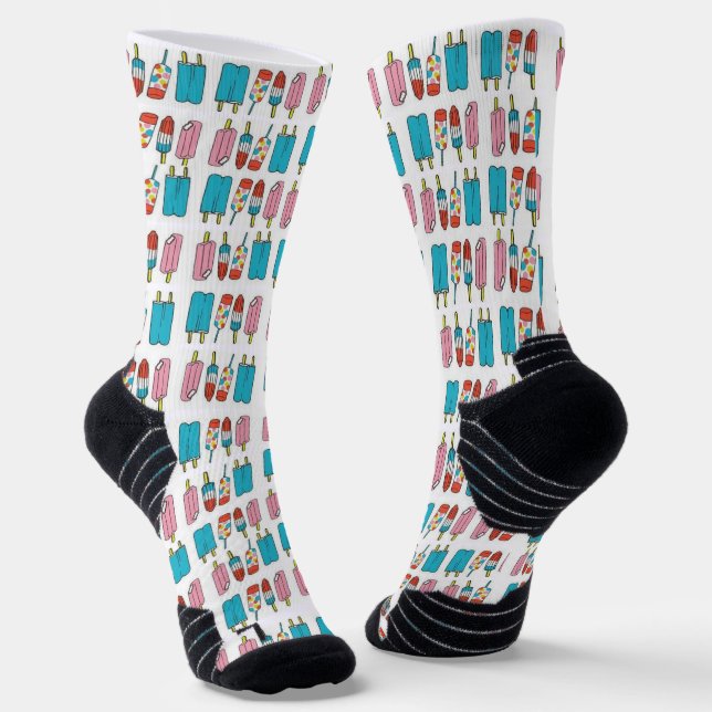 Chaussette Chaussettes d'équipage Popsicles (Angulaire)