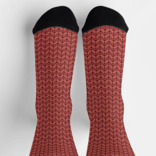Chaussette Chaussettes d'équipage Red Stripes