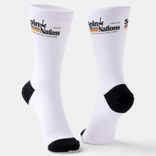 Chaussette Chaussettes d'équipage Rétro SpinNations 2025 (Angulaire)