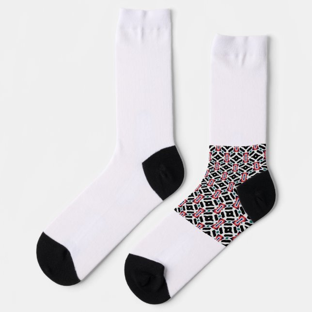 Chaussette Chaussettes d'équipage stylish : Le confort rencon (Gauche)