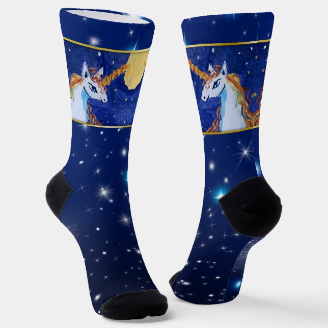 Chaussette Chaussettes d'équipage Unicorn (Angulaire)