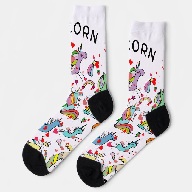 Chaussette Chaussettes d'équipage Unicorn (Gauche)