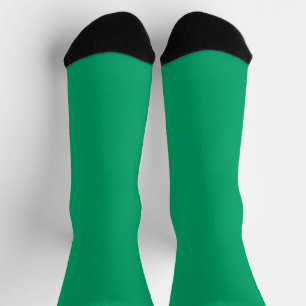 Chaussette Chaussettes d'équipage vert couleur Crayon