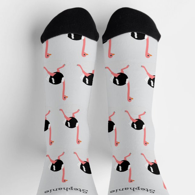Chaussette Chaussettes Design Autruche (Haut)