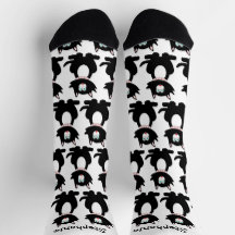 Chaussettes Design Chat Noir