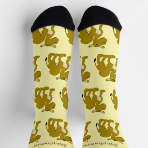 Chaussette Chaussettes Dessin Chameau Dromadaire