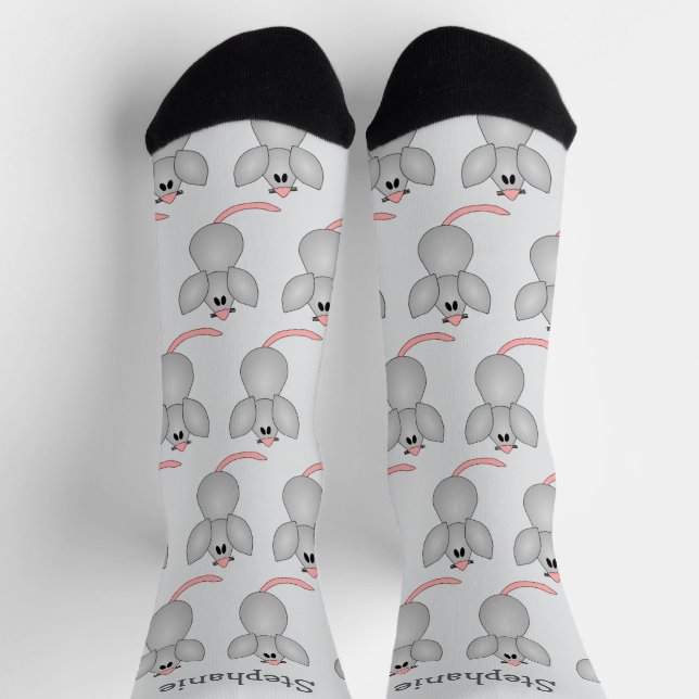 Chaussette Chaussettes Dessin Souris (Haut)