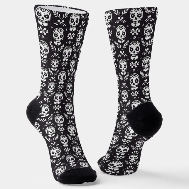 Chaussette Chaussettes d'Halloween Skeleton (Angulaire)