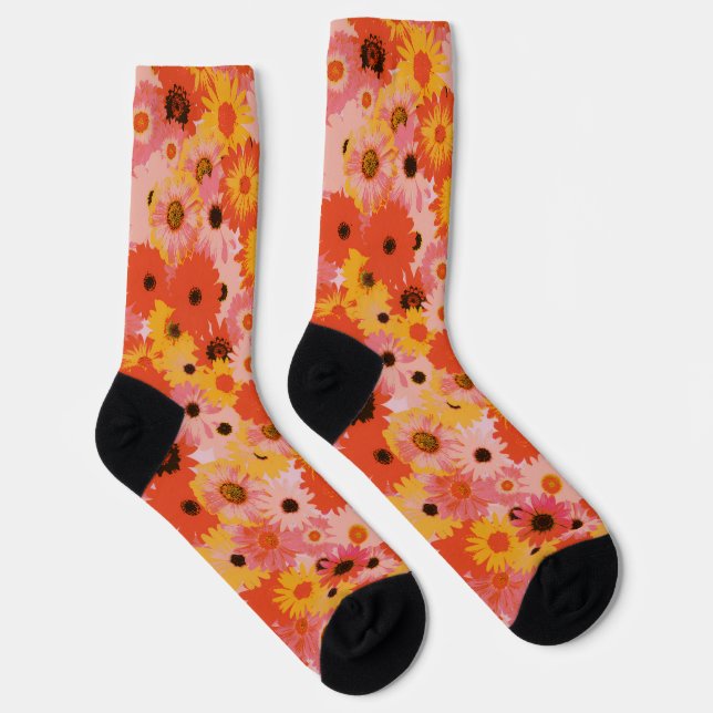 Chaussette Chaussettes "Dites-le avec des fleurs" (Droite)