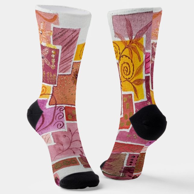 Chaussette Chaussettes Doodle par Jill  (Angulaire)