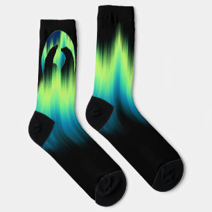 Chaussette Chaussettes d'ours polaire aurore boréale personna