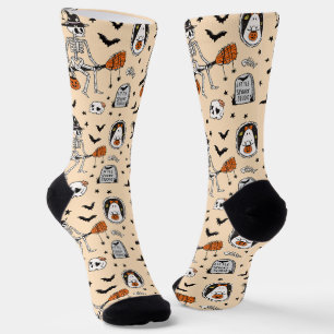 Chaussette Chaussettes drôle d'Halloween
