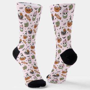 Chaussette Chaussettes drôle d'Halloween
