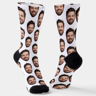 Chaussette Chaussettes Drôles avec Visages pour Hommes Femmes
