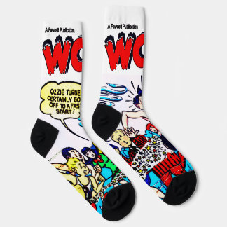 Chaussette Chaussettes drôles 'WOW Comics'